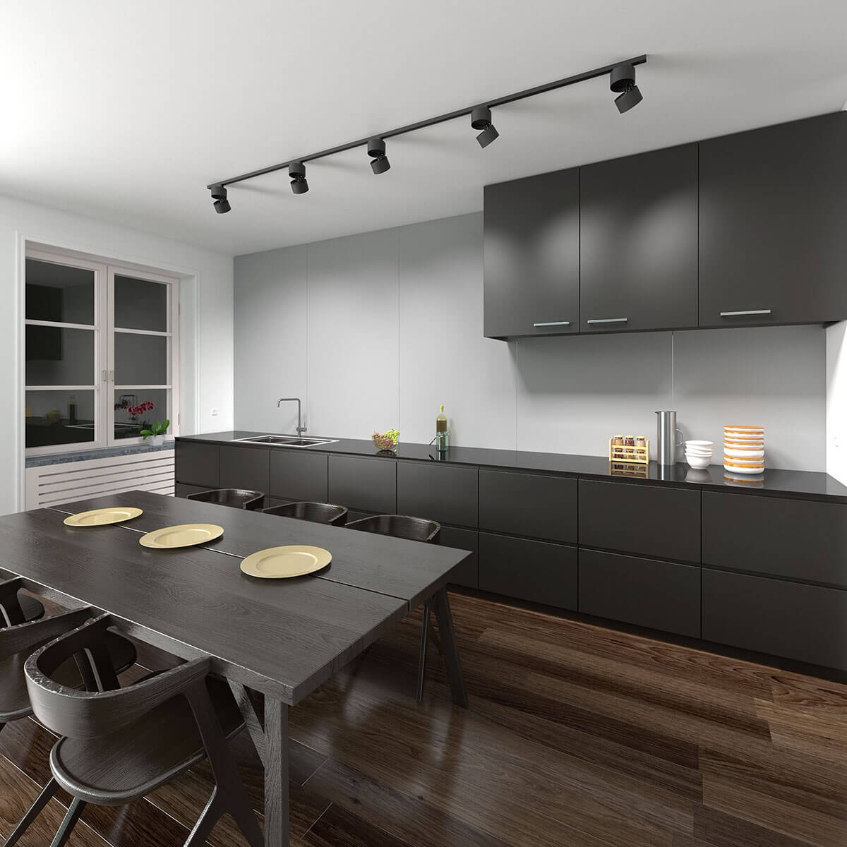 Трековый светодиодный светильник Elektrostandard Klips Черный 15W 4200K LTB21 4690389122187