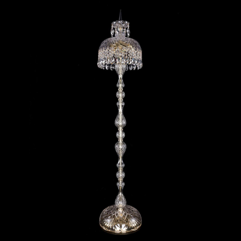 Торшер хрустальный Bohemia Ivele 5877/30-150/G