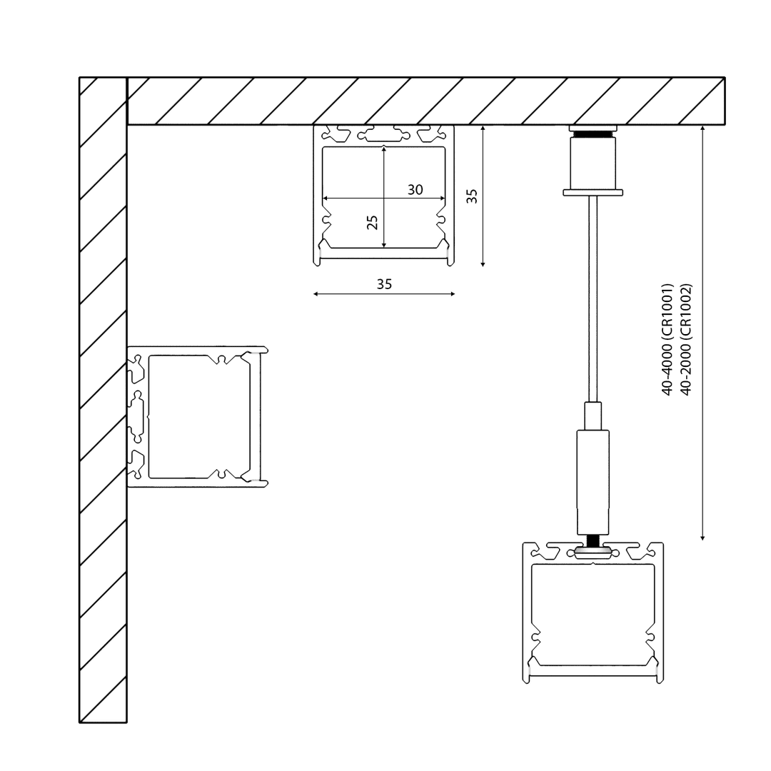 Алюминиевый профиль DesignLed LS.3535-W-R 010366