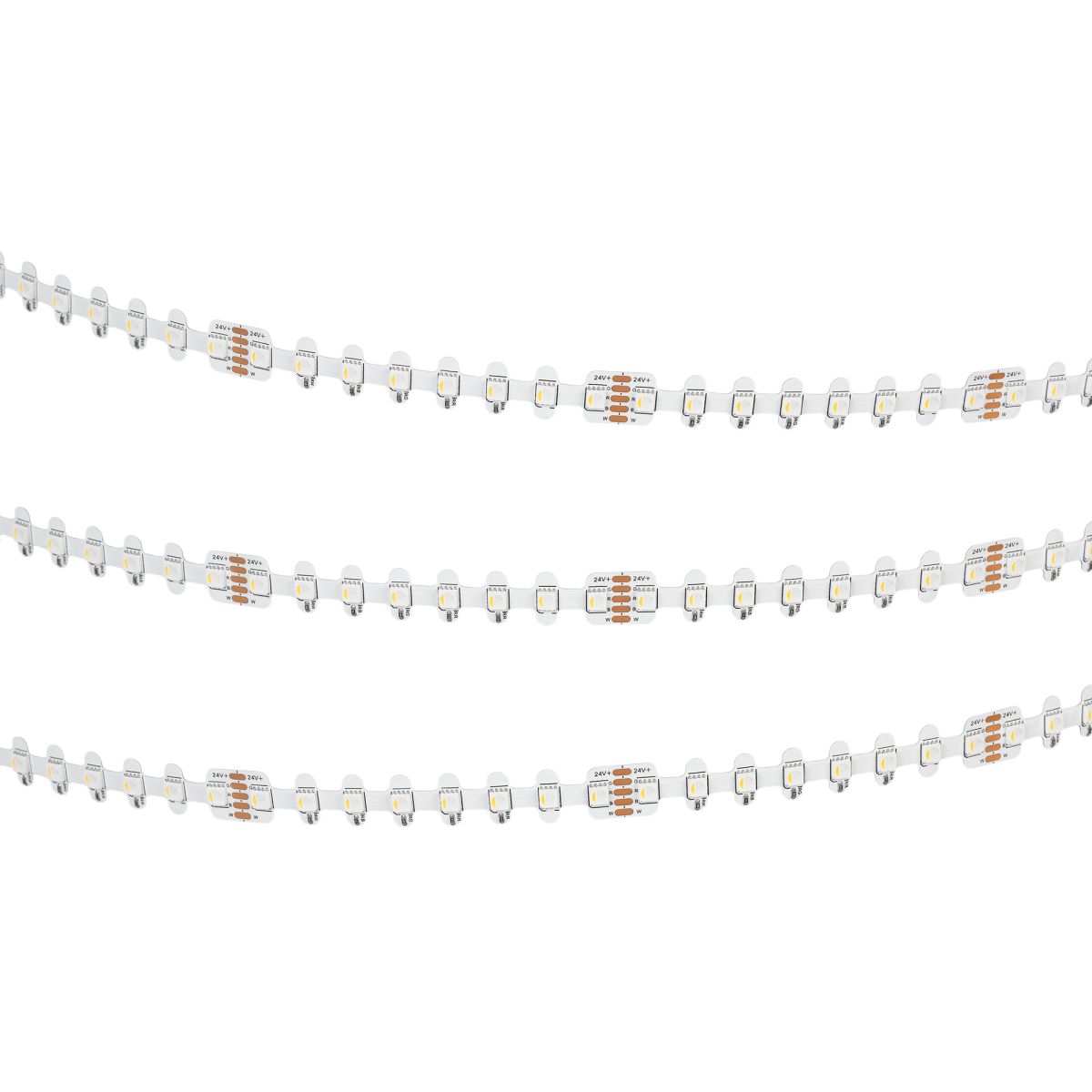 Светодиодная лента герметичная Arlight RZ-NANO-H96-12mm 24V RGBW-White (12 W/m, IP54, 5m) (CRI>90) 062380