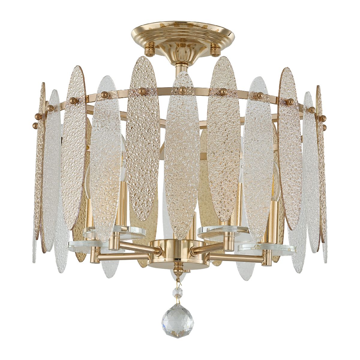 Потолочный светильник цилиндрический цилиндр Arte Milano Sorrento 373309/5/80/380 GD