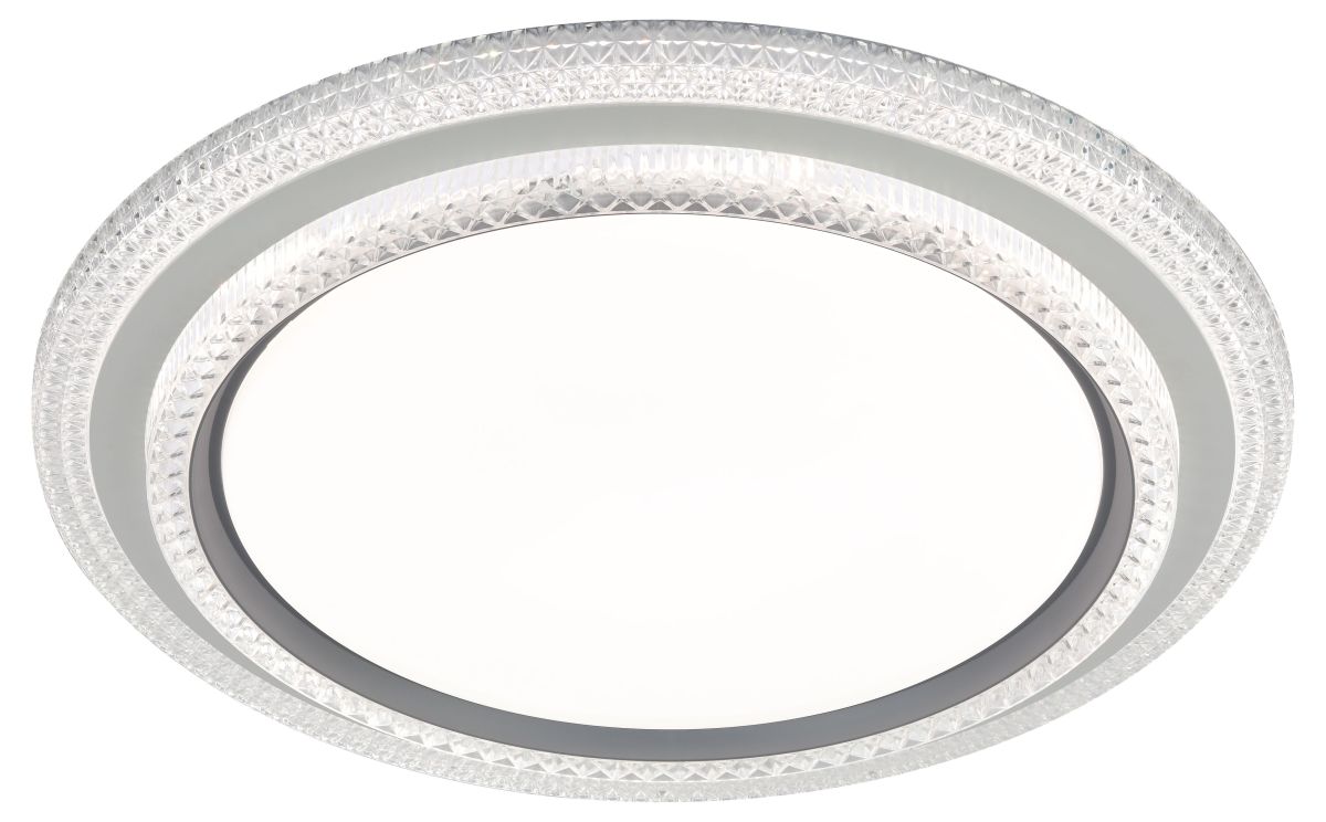 Потолочный светильник Эра SPB-6 Sunny 86W-3K-6,5K-RC WH+GR