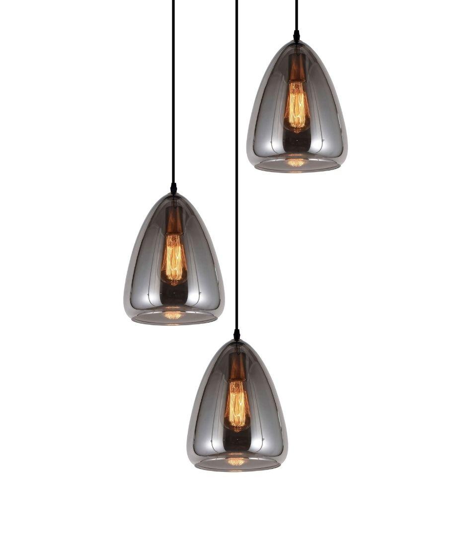 Подвесная люстра Lumina Deco Braga LDP 6841-3 GY УЦ