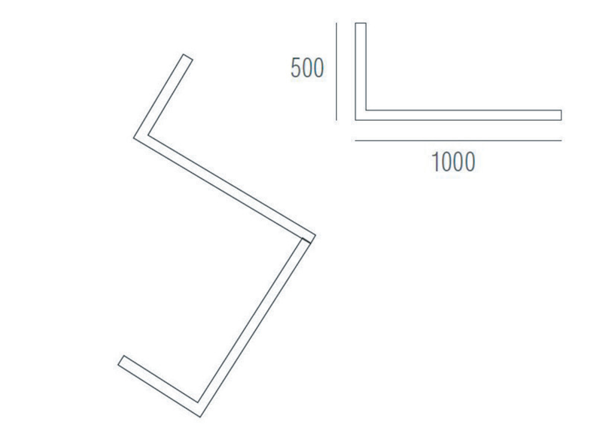 Потолочный светильник прямоугольный Donolux Element DL18516C082B86