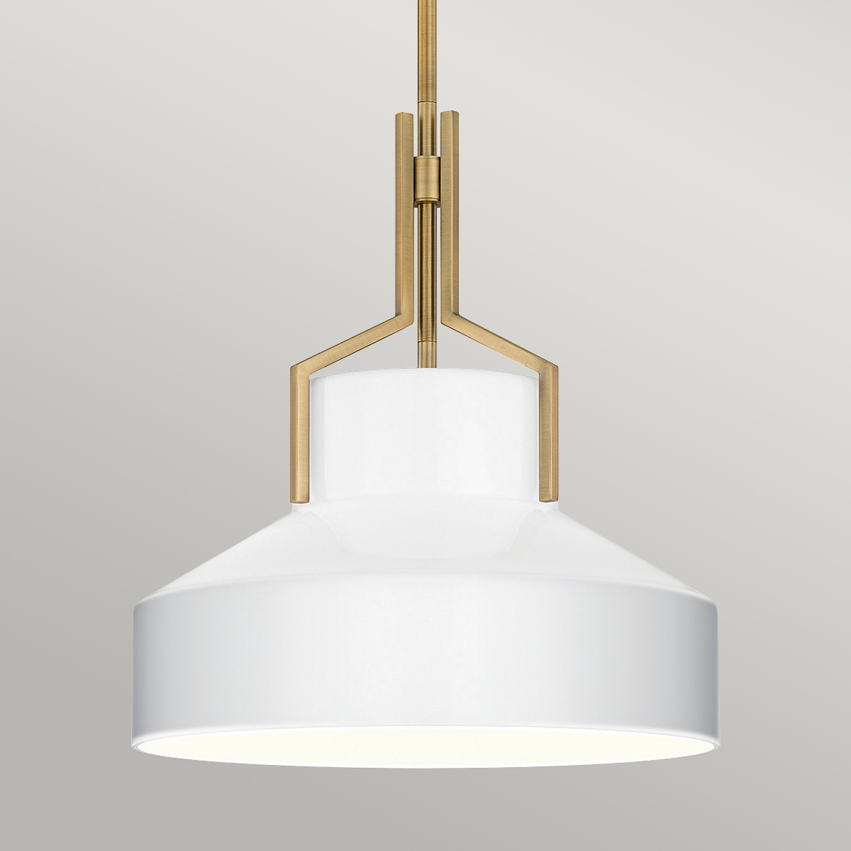 Подвесной светильник Quoizel QZ-BRECKEN-2P-AB-OPAL