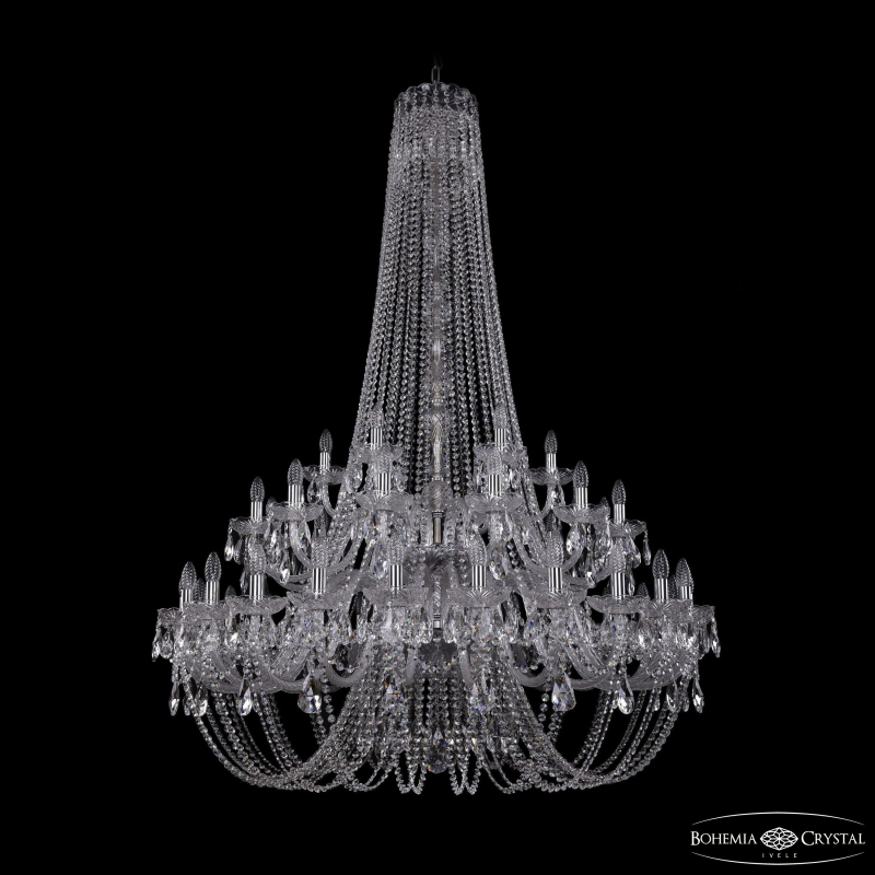Подвесная люстра Bohemia Ivele Crystal 1406/24+12+6/460/h-177/2d Ni