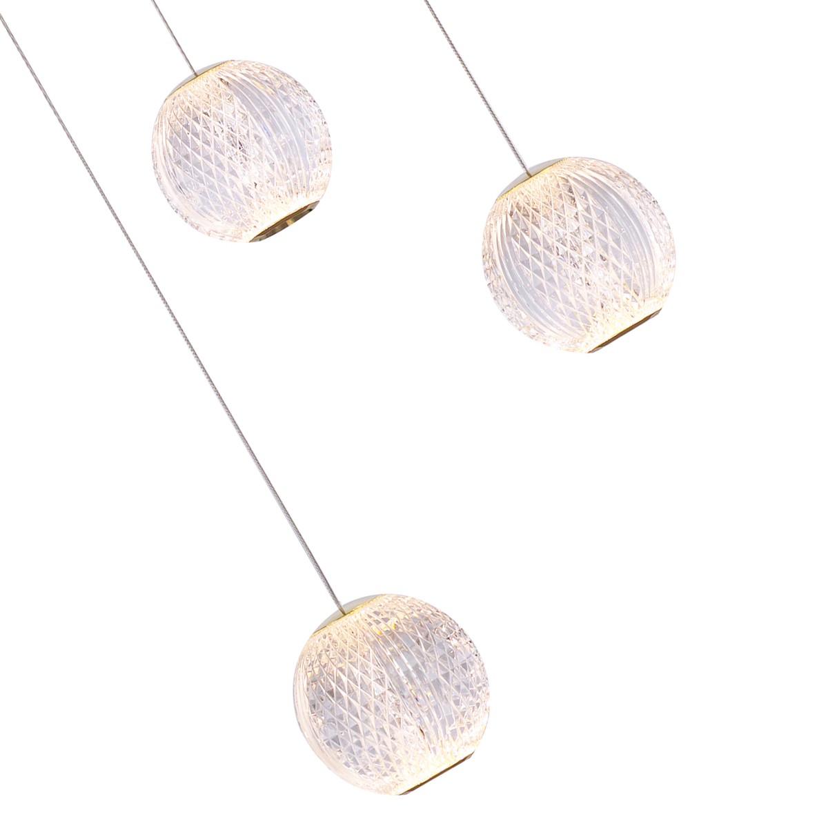 Подвесная люстра шар DeLight Collection Elliot Diamante MD20001012-6A gold