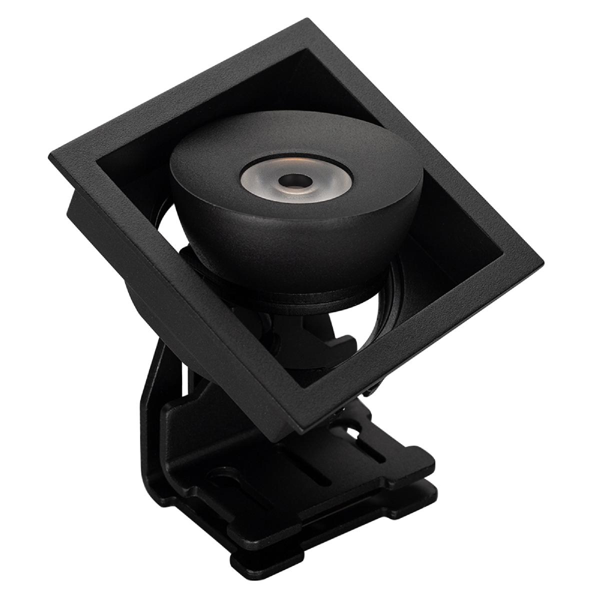 Встраиваемый светильник Arlight CL-SNODO-LUM-S80x80-9W Warm3000 (BK, 45 deg) 039323