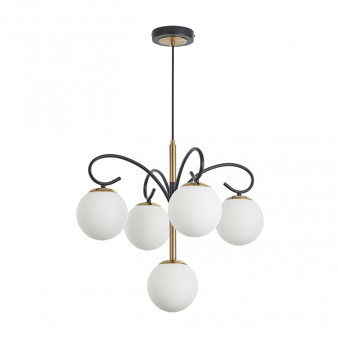 Подвесная люстра Arte Milano Neapolis 273808/4+1 BK/GD