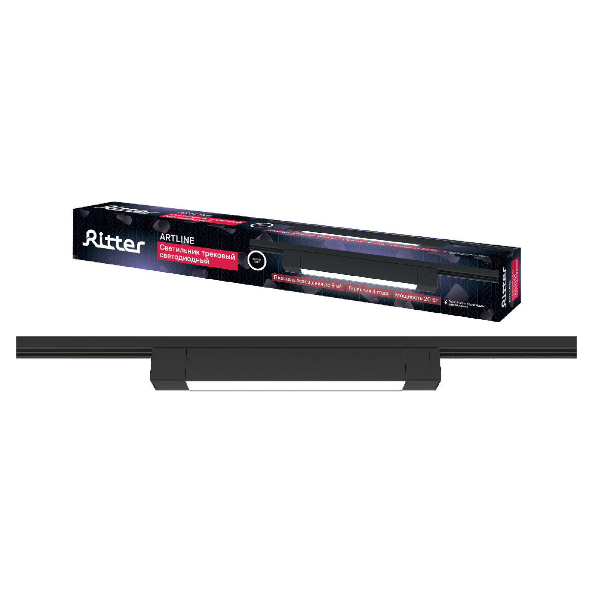 Трековый однофазный светильник Ritter Artline 59720 3