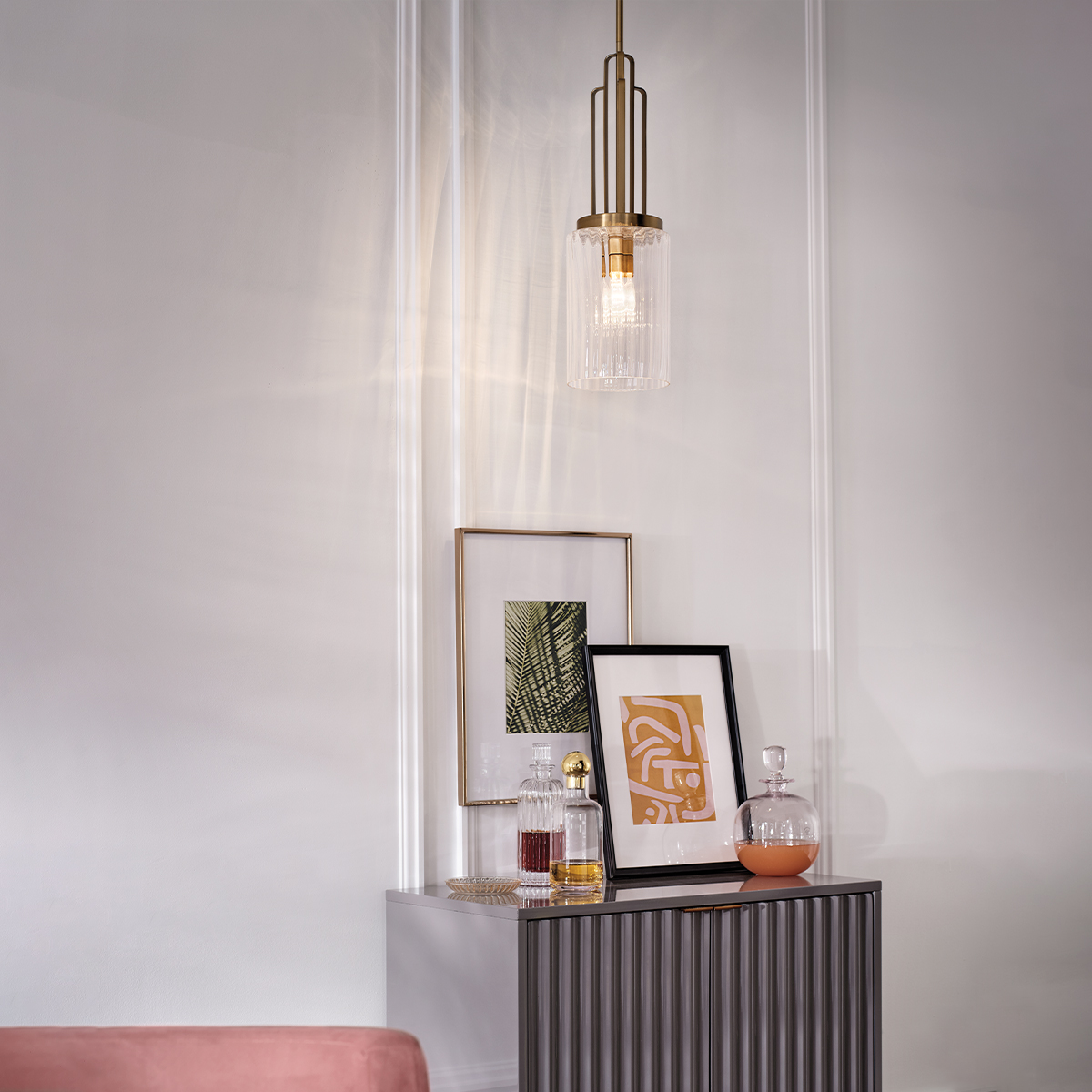 Подвесной светильник Kichler Kimrose QN-KIMROSE-MP-BNB