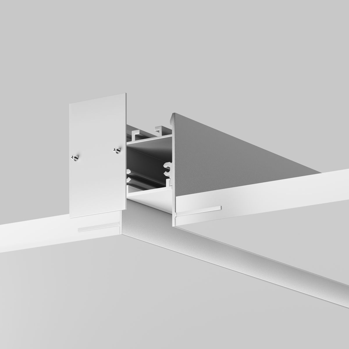 Алюминиевый профиль встраиваемый скрытого монтажа Maytoni Led Strip ALM-6542-S-2M 636012