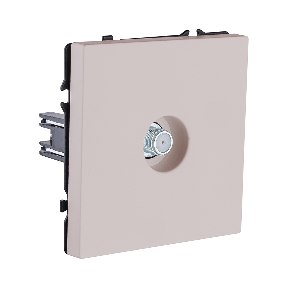 Розетка TV, кашемир матовый Kollinger Eclipse EC-020CM