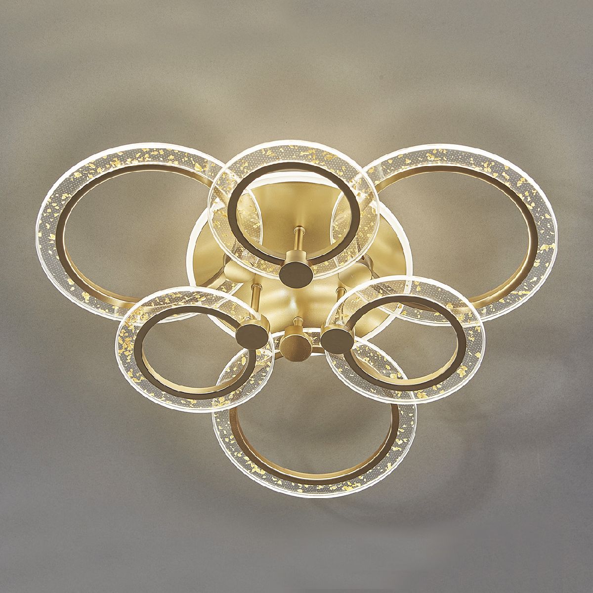 Потолочная светодиодная люстра Escada Enigma 10225/6LED Gold УЦ
