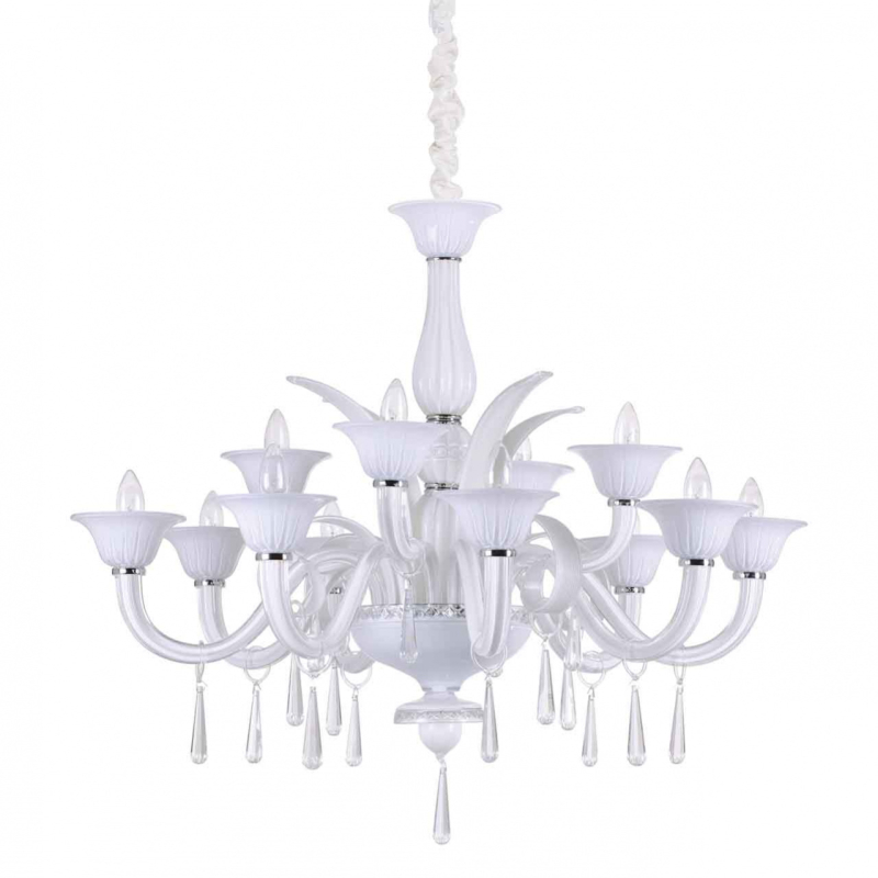 Подвесная люстра Ideal Lux Renoir SP12 Bianco 197791