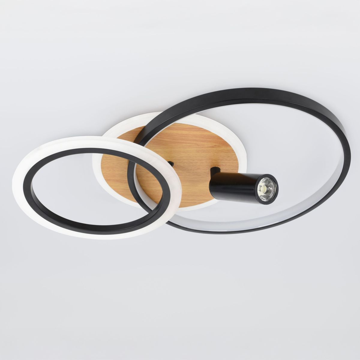 Потолочный светильник Эра Модерн Rondo CLL-1 85W 3K-6,5K RC BK