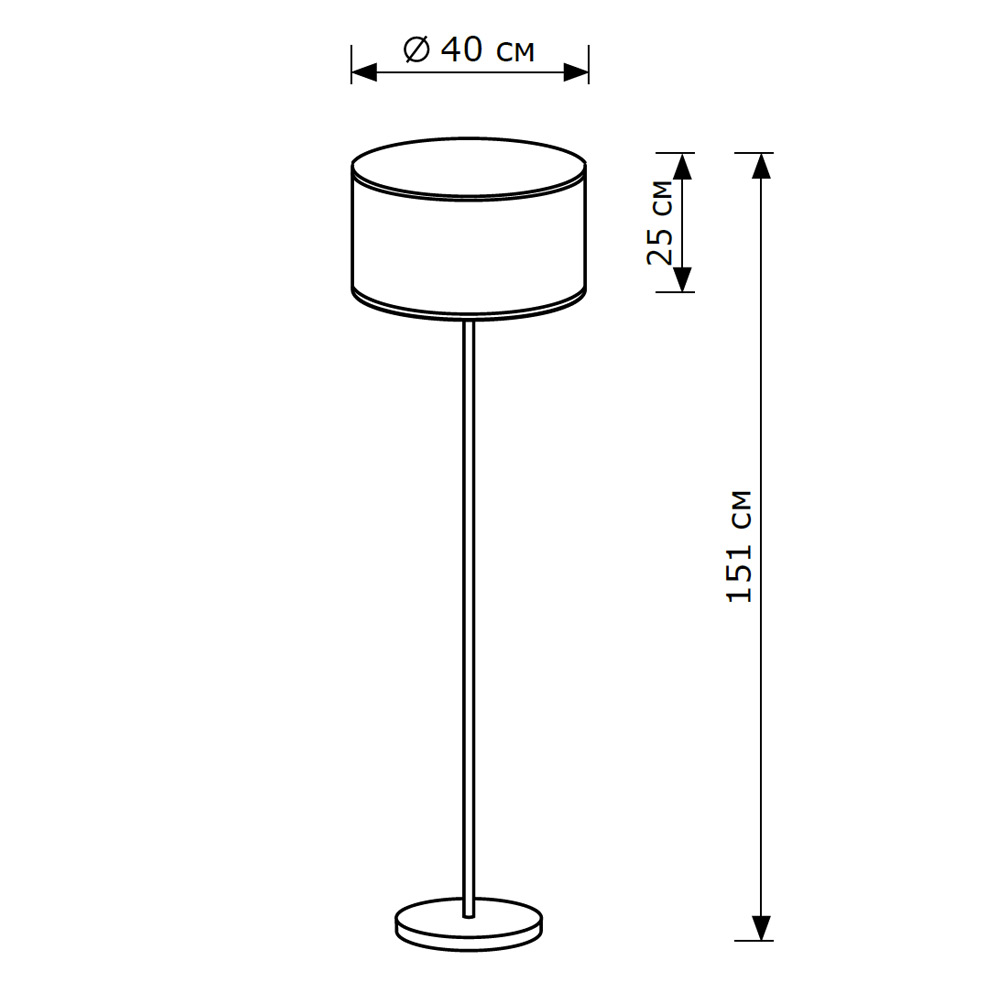 Торшер LightHall Blaze LH012061