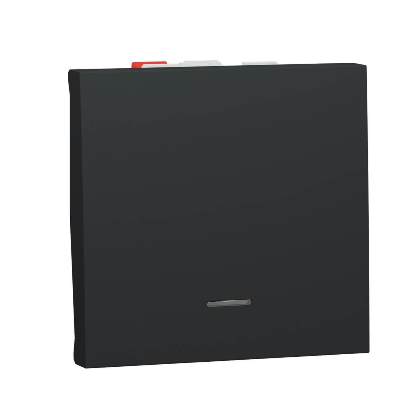 Переключатель одноклавишный с нейтралью Schneider Electric Unica New NU320354S