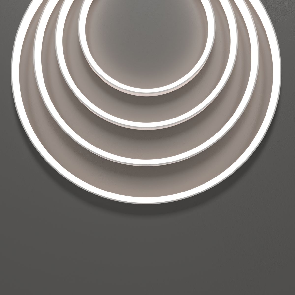 Термостойкий гибкий неон 13x7 24В 9,6Вт/м 4000K IP67 5м (вертикальный изгиб) 432055