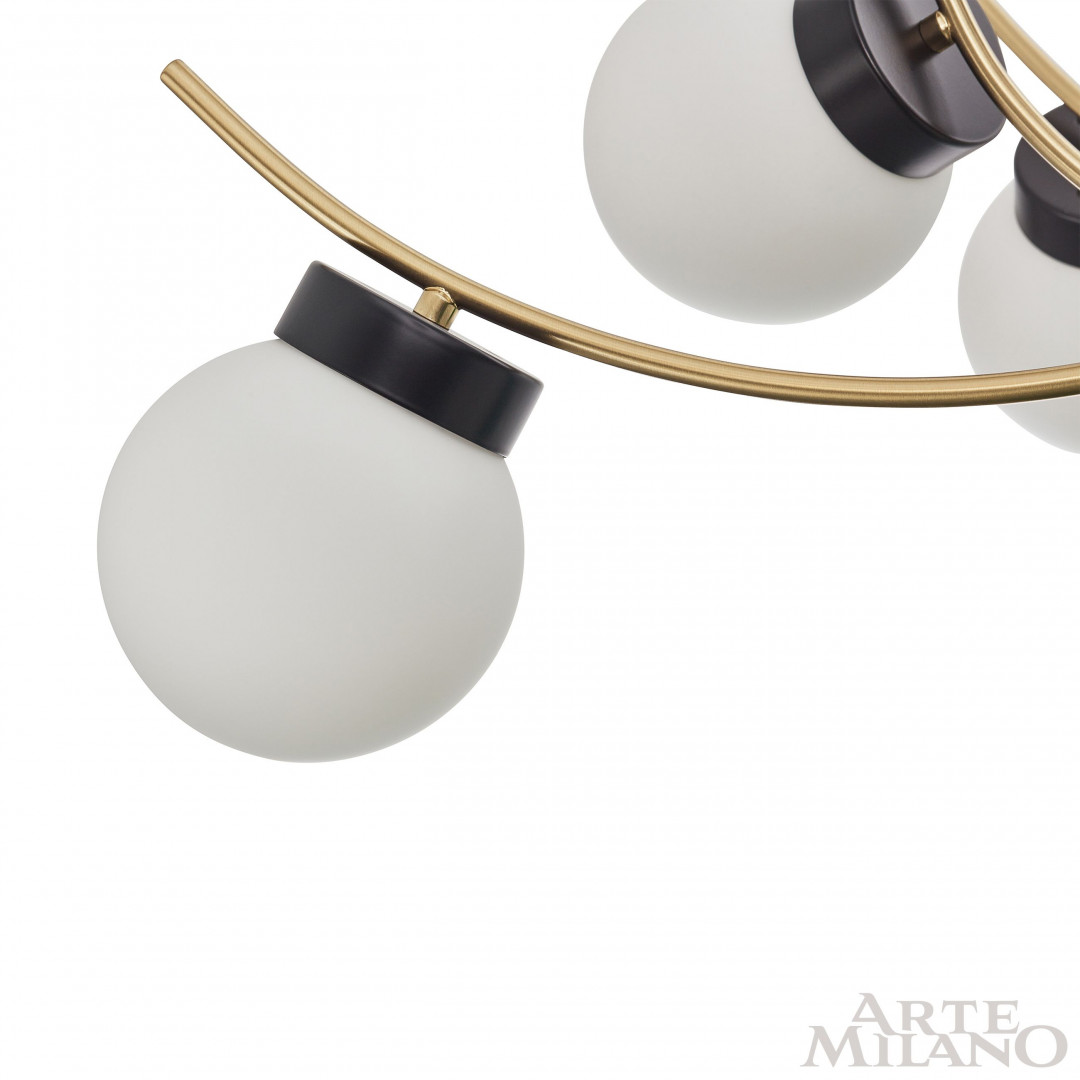 Люстра на штанге Arte Milano Neapolis 276169/9 BK/GD