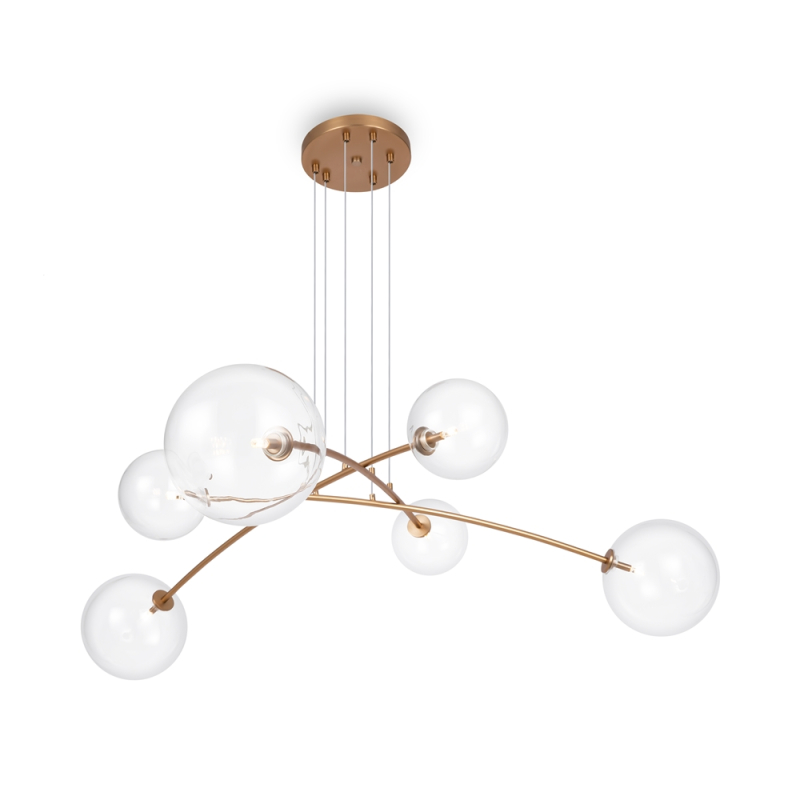 Подвесная люстра шар Maytoni Mood MOD172PL-06BS