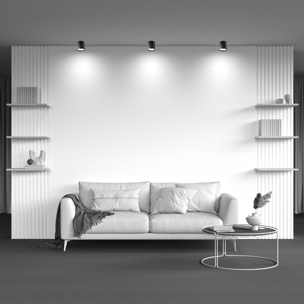 Потолочный led светильник Maytoni Technical Hoop C086CM-GX53-MRD-B