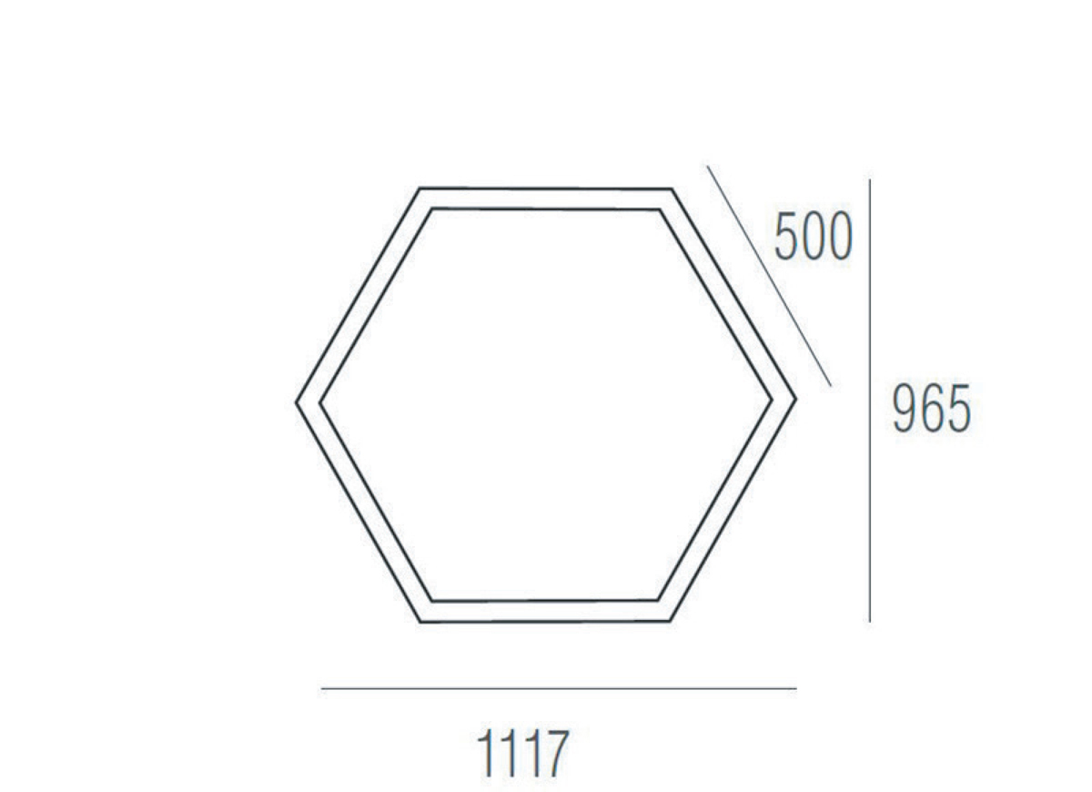 Потолочный светильник Donolux Hex DL18516C032B114