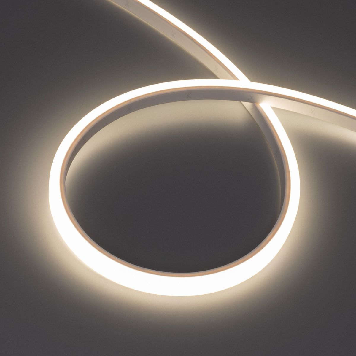 Светодиодная герметичная лента Arlight WAVE-TOP-PU-A144-10x10mm 24V Warm3000 (5 W/m, IP68, 1m, wire x1) 052632