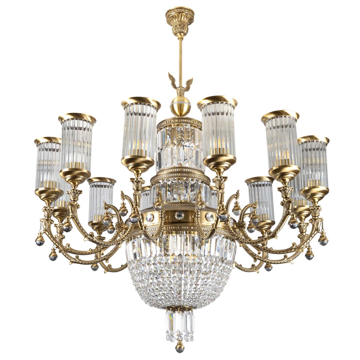 Люстра на штанге Kutek SIENNA-CRYSTAL SWAROVSKI SIE-ZW-12(P)