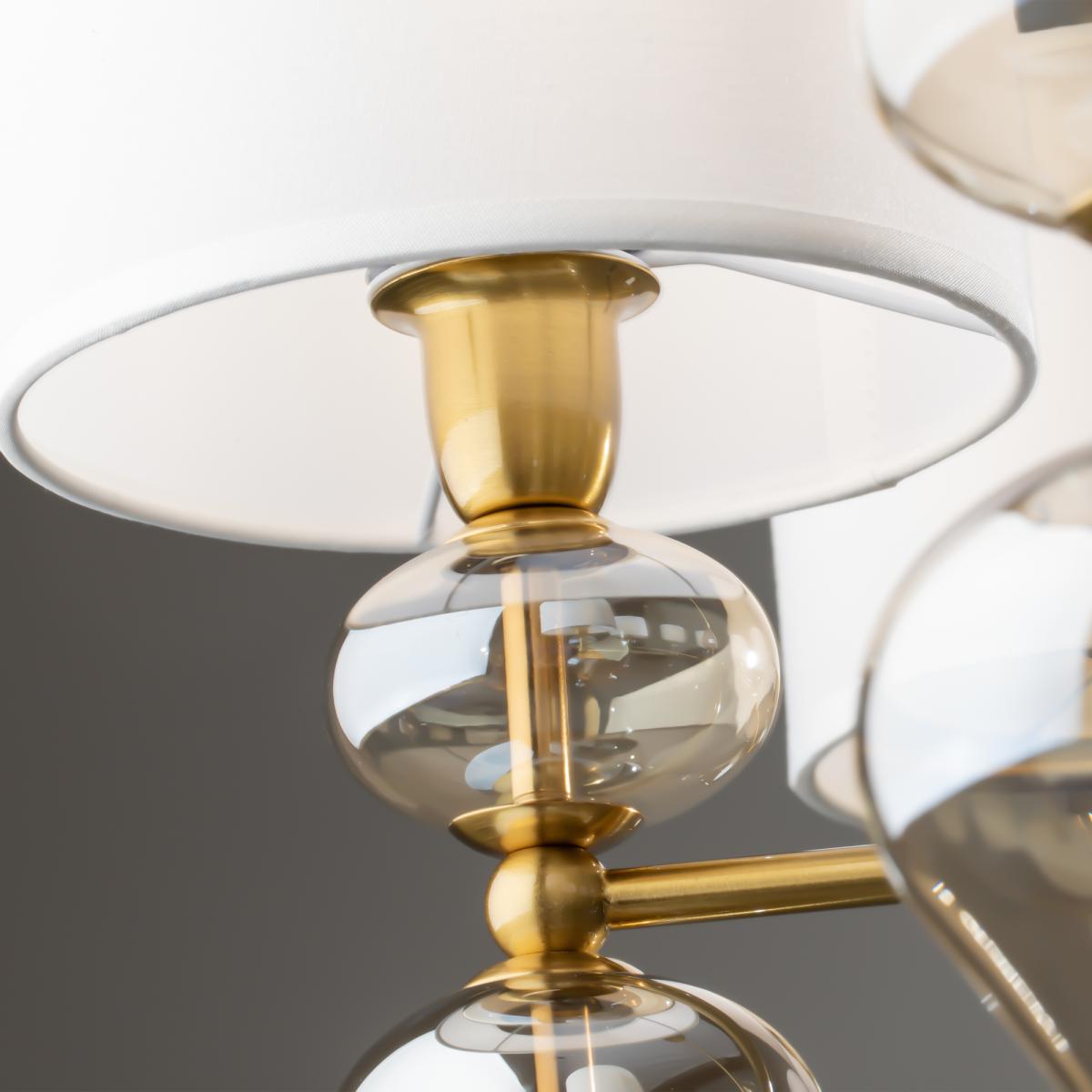 Люстра на штанге Freya Raise FR5369CL-08BS