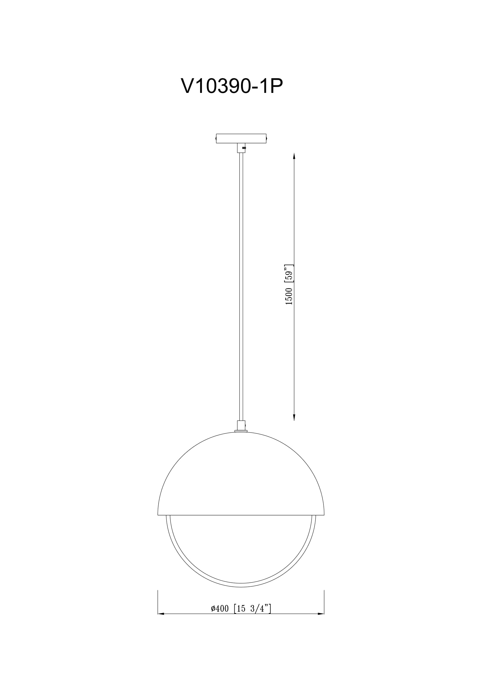 Подвесной светильник Moderli Lond V10390-1P