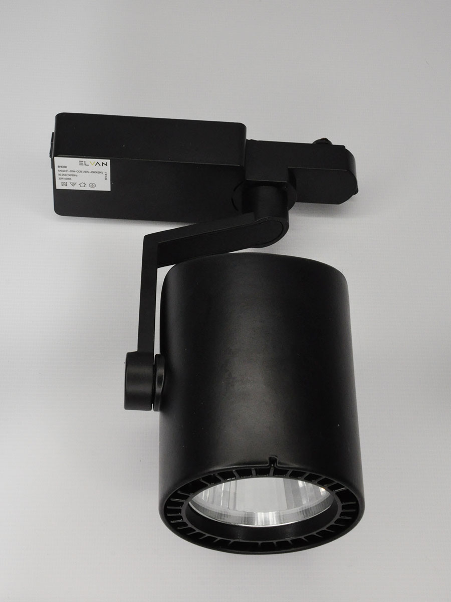 Трековый светильник Elvan ST-01-30-WH-BK