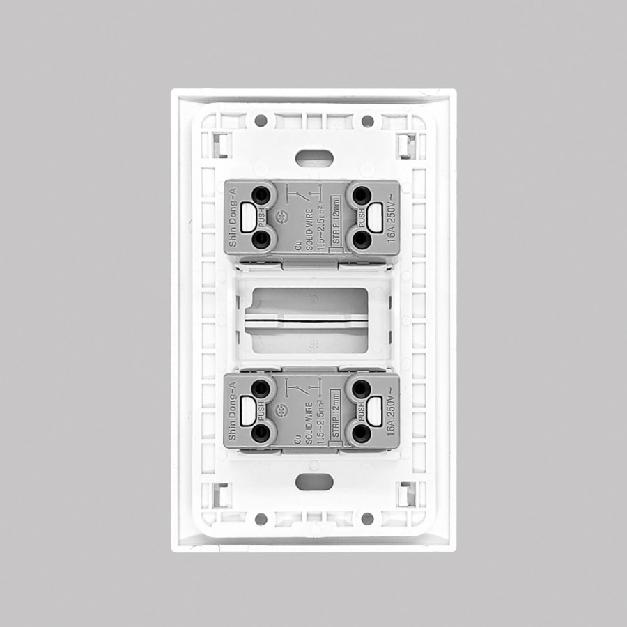 Выключатель 2-клавишный SHIN DONG-A Bega WBW-0322-ANT