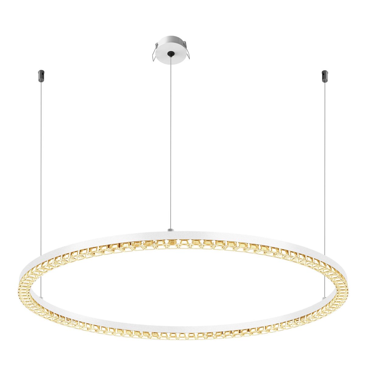 Подвесная люстра Arlight SP-DIAMOND-R650-36W Warm3000 (WH, 45 deg, 230V, TRIAC) 055259