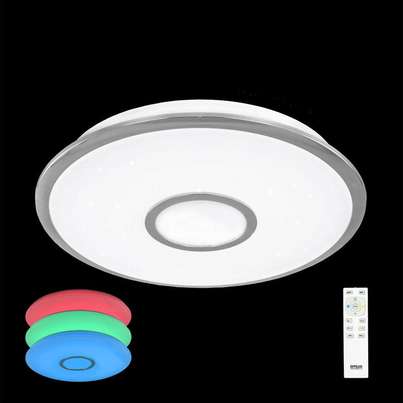 Потолочный светодиодный светильник Citilux Старлайт CL70380RGB