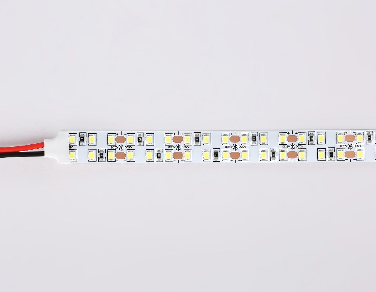 Светодиодная лента двухрядная Ambrella Light LED Strip 12В 2835 19,2Вт/м 6500K 5м IP20 GS1603