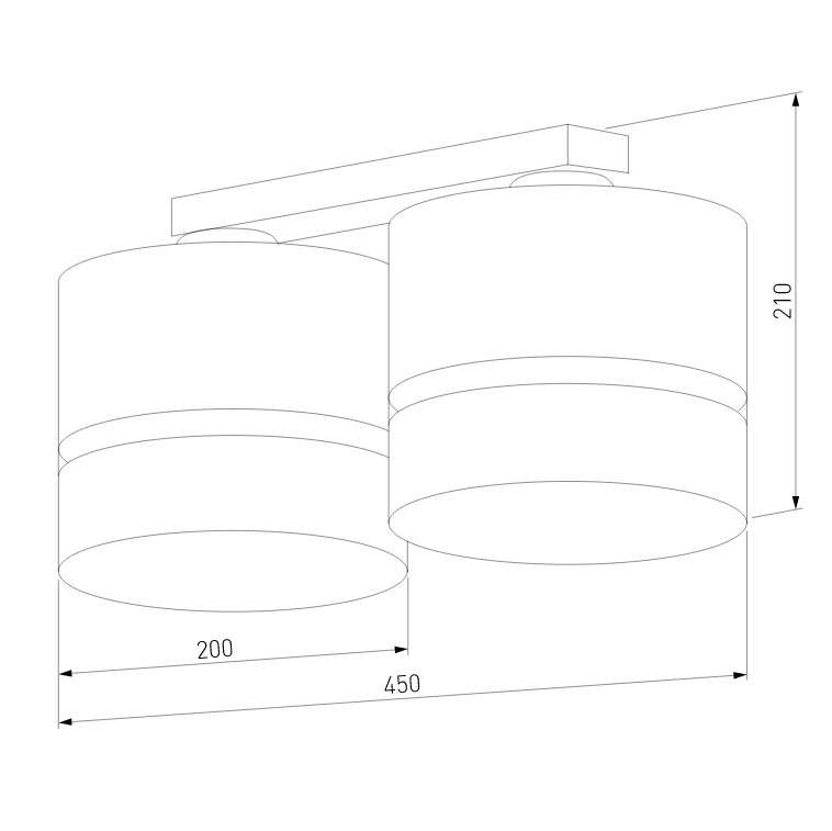 Потолочный светильник TK Lighting 6692 Paglia