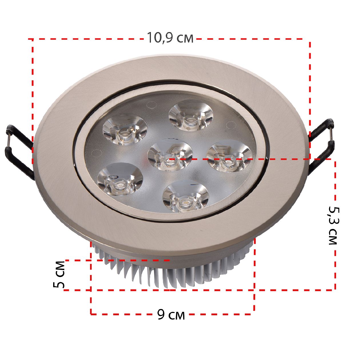 Встраиваемый светильник MW-Light Круз 637013006