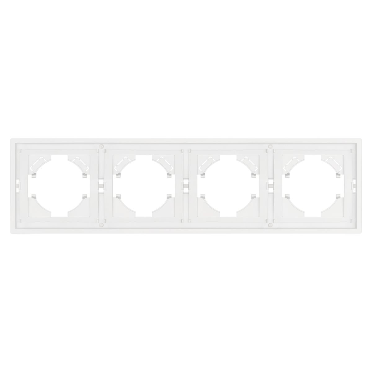 Рамка пластиковая на 4 поста Arlight FRM-TENDO-SFPL-4-WH 054656