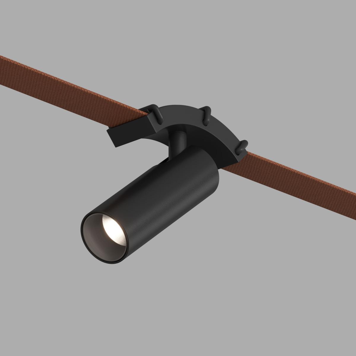 Трековый однофазный светильник Denkirs Belty spot DK5546-BK