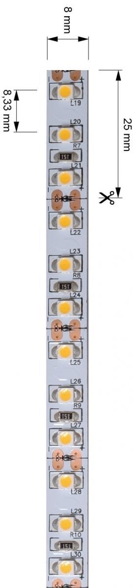 Светодиодная лента Deko-Light 12В 3528 30Вт 2700K 5м IP20 840164