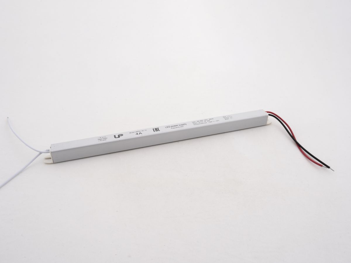 Блок питания LEDS POWER 48Вт 12В Super Slim 390072