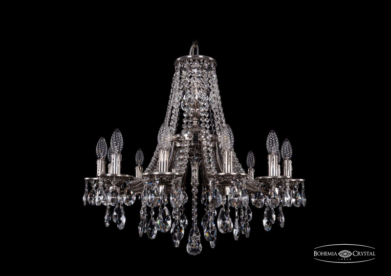 Подвесная люстра Bohemia Ivele Crystal 1771/12/220/B/NB
