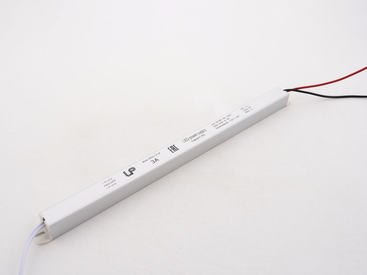 Блок питания LEDS POWER 72Вт 24В Super Slim 390140