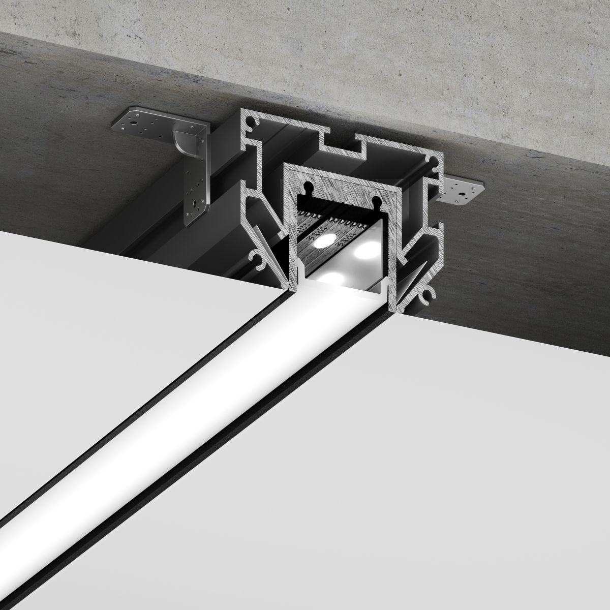 Профиль для ленты Luminotti S-line L.SLINE.2M.1