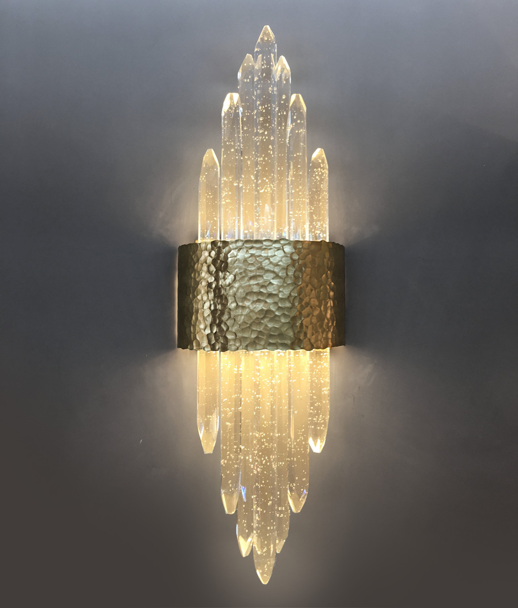 Настенный светильник Delight Collection Aspen W98021M brushed brass