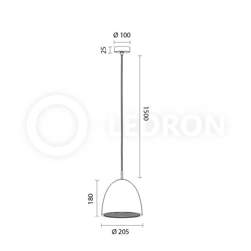 Подвесной светильник LeDron 2601B 00000013328