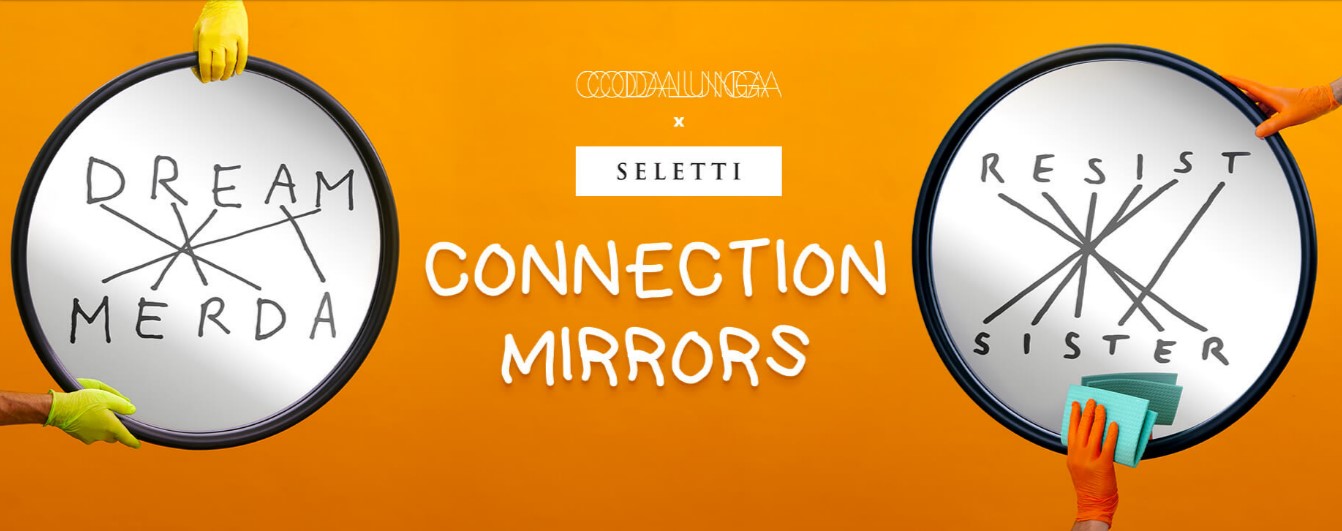 Зеркало Dream Merda Seletti Connection 17060