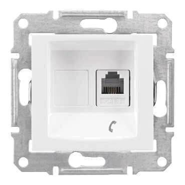 Розетка телефонная RJ11 Schneider Electric Sedna SDN4101121