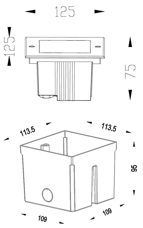 Уличный светильник Deko-Light Square II 730248